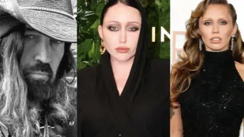 Billy Ray Cyrus se emociona ao celebrar as conquistas musicais das filhas Noah e Miley Cyrus